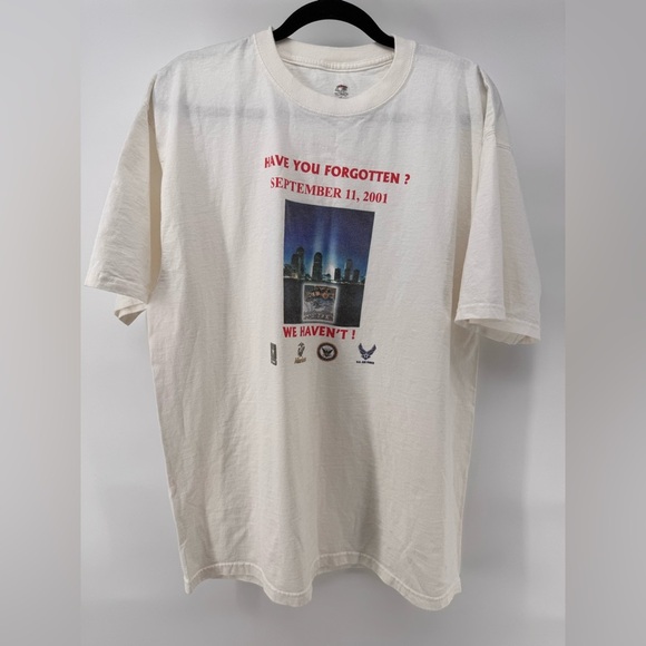 Other - Vintage 11 September 2001 Print White T-Shirt XL